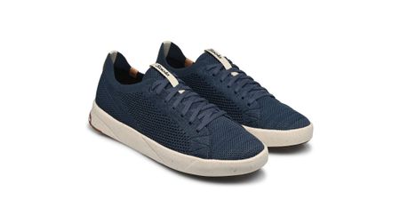 Baskets en matières recyclées | navy "cannon knit 2.0 w navy" - Saola
