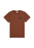 T-shirt brodé en coton bio | marron "auburn mini to the sea tee"