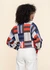 Pull en coton biologique | multicolore "field red philis knit sweater - multicolor" - Thinking Mu