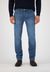 Jean droit bleu en coton bio - regular bryce authentic indigo