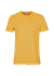 T-shirt jaune moutarde en coton bio - burned yellow
