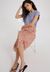 Jupe midi fleurie en tencel - aasy straw flower