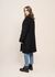 Manteau long en laine bio | noir "formal coat - true black" - Rotholz