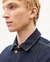 Veste en denim de coton bio | bleu "dark clean denim gus jacket" - Thinking Mu - 5