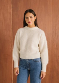 Le pull séréna en mohair certifié |  écru