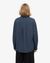 Chemise ample en lin bio | bleu "organic linen oversized shirt - petrol blue" - Colorful Standard - 3