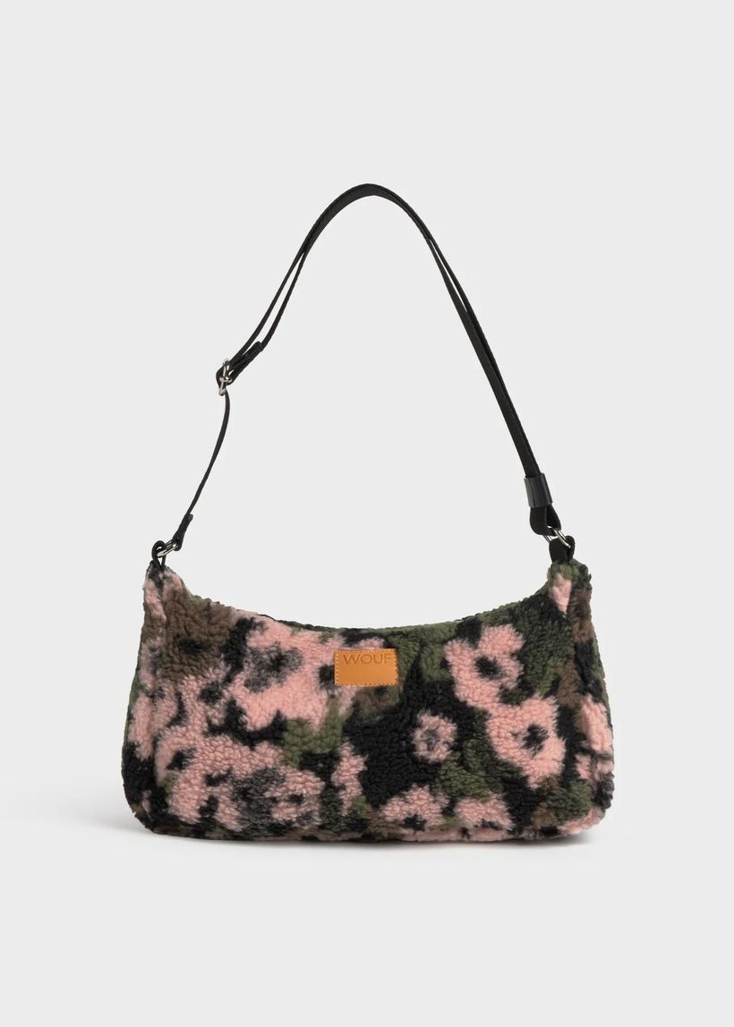 Sac d'épaule matières recyclées | multicolor "margot shoulder bag - margot" - Wouf
