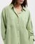 Robe chemise en tencel | vert "sadie dress sage green" - Kuyichi