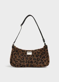 Sac d'épaule matières recyclées | marron "simona shoulder bag - simona"