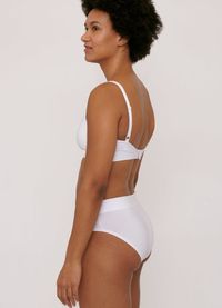 Pack 2 culottes blanches en coton bio - white