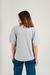 T-shirt oversize gris foncé en coton bio - women oversized t-shirt cloudy grey - Colorful Standard - 3
