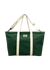 Sac de voyage en coton bio | vert "jean sapin"