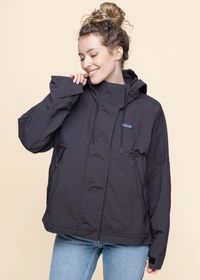 Coupe-vent en matières recyclées | noir "skysail jkt - ink black"