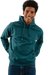 Sweat à capuche  en coton bio | vert turquoise "ocean green"