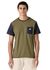 T-shirt en matières recyclées | vert "shop sticker pocket responsibili-tee - tent green" - Patagonia