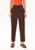 Pantalon à pinces en coton bio | marron "warmaar deep brown" - Armedangels