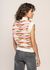 Pull sans manches en laine et coton bio | multicolore "stripe multicolor mica knitted vest" - Thinking Mu