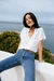 Blouse en tencel | blanche "uma shirt - white"