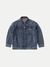Veste jean bleue en coton biologique - elin blue maze