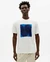 T-shirt imprimé en coton bio | blanc "art 3 t-shirt snow white" - Thinking Mu