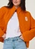 Veste matelassée en coton bio | orange "clarté" - Graine