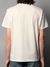 T-shirt blanc logo nudie jeans en coton bio - roy logo tee offwhite - Nudie Jeans - 7