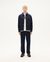 Veste en denim de coton bio | bleu "dark clean denim gus jacket" - Thinking Mu - 3