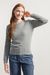Pull col rond en laine recyclée | gris "maglia laura grigio"