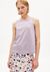 Débardeur lilas en coton bio - carlottaa mercerized - purple noise
