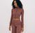 Veste courte zippée en coton bio | vieux rose "core sport crop zip jacket rose wood"