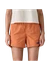 Short en polyester recyclé | orange "w's baggies shorts - 5 in. - rock melon"
