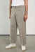 Pantalon ample en coton bio | vert clair "carlo eco canvas 230g dusty olive" - About Companions