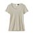 T-shirt beige en lin et polyester recyclé - mount airy scoop
