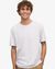 T-shirt manches courtes en coton bio | gris "snow melange"