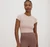 T-shirt court en coton bio | rose clair "core baby tee - muted misty rose" - Organic Basics