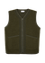 Gilet zippé en matière recyclée | vert "olive goxo waistcoat"