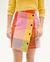 Jupe portefeuille en coton bio | multicolore "art blanket mila skirt"