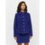 Surchemise velours en coton bio | violet "corduroy overshirt deep purple"