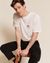 T-shirt en coton bio | blanc "papa cool 2 coeurs"