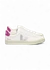 Baskets en cuir | multicolor "campo - white_silver_ultraviolet" - Veja