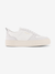 Baskets en cuir certifié | blanc et gris "b0 white tumbled" - Belledonne Paris