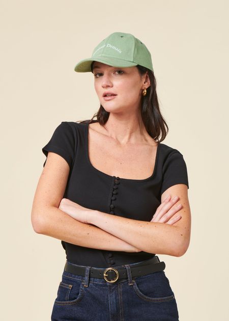Casquette verte sauge - Bonjour Demain