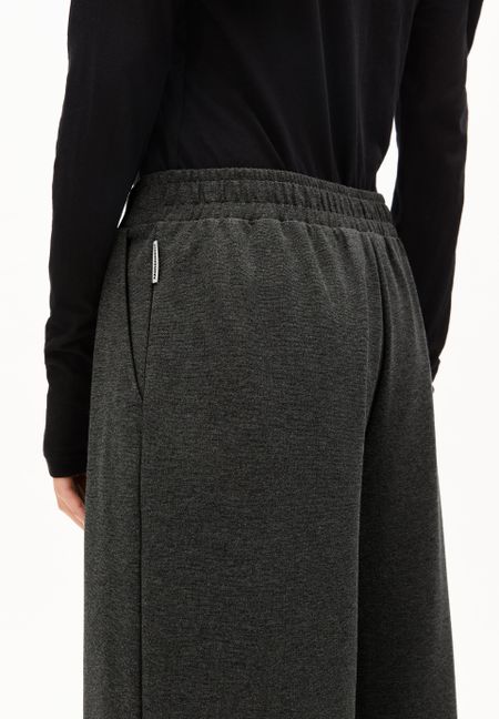 Pantalon en ecovero et matière recyclée | gris "himaari - steel melange" - Armedangels