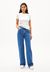 T-shirt côtelé en coton bio | blanc "kardaa white" - Armedangels - 4