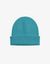 Bonnet bleu canard en laine mérinos recyclée - merino wool beanie teal blue