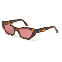 Lunettes de soleil en acetate biodegradable - 07 classic havana dark pink