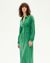 Robe midi en ecovero | vert "clover green gabriela dress" - Thinking Mu