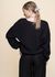 Gilet en maille de coton bio | noir "lena black" - Jan'n June