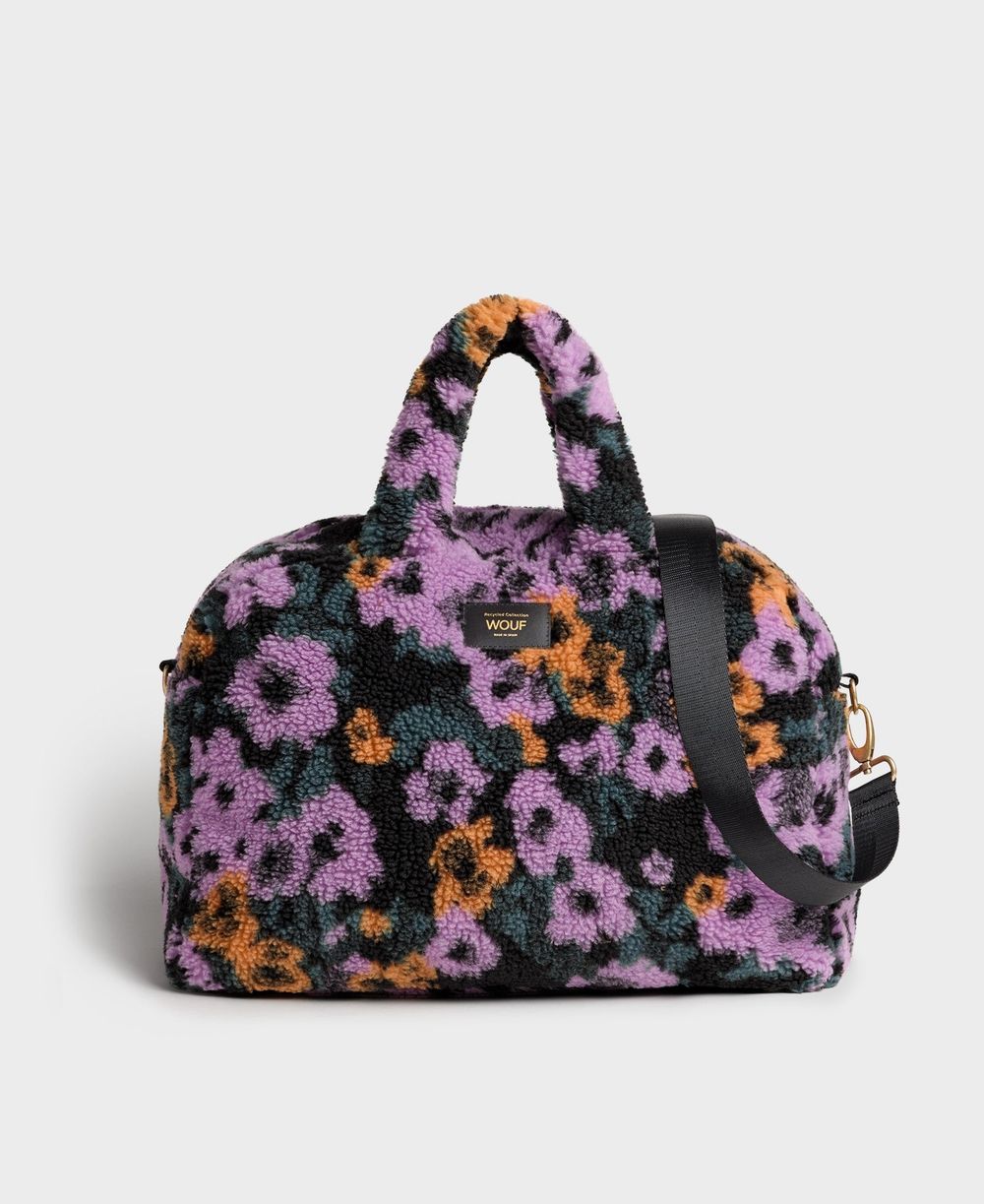 Sac de voyage à motifs en recyclé 