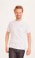 T-shirt blanc avec logo en coton bio - alder bright white - Knowledge Cotton Apparel